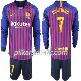 Koszulka FC Barcelona Coutinho 7 Dziecięca Główna 2018-2019 - Koszulki Piłkarskie(L/S)